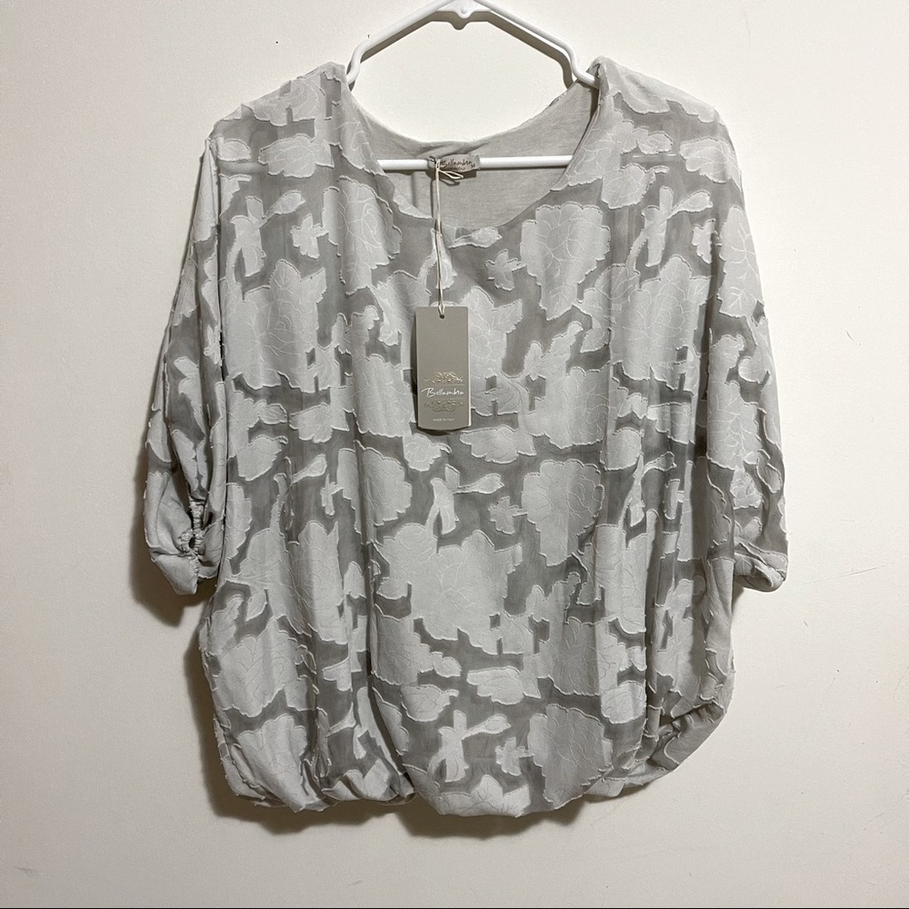 Floral knit top